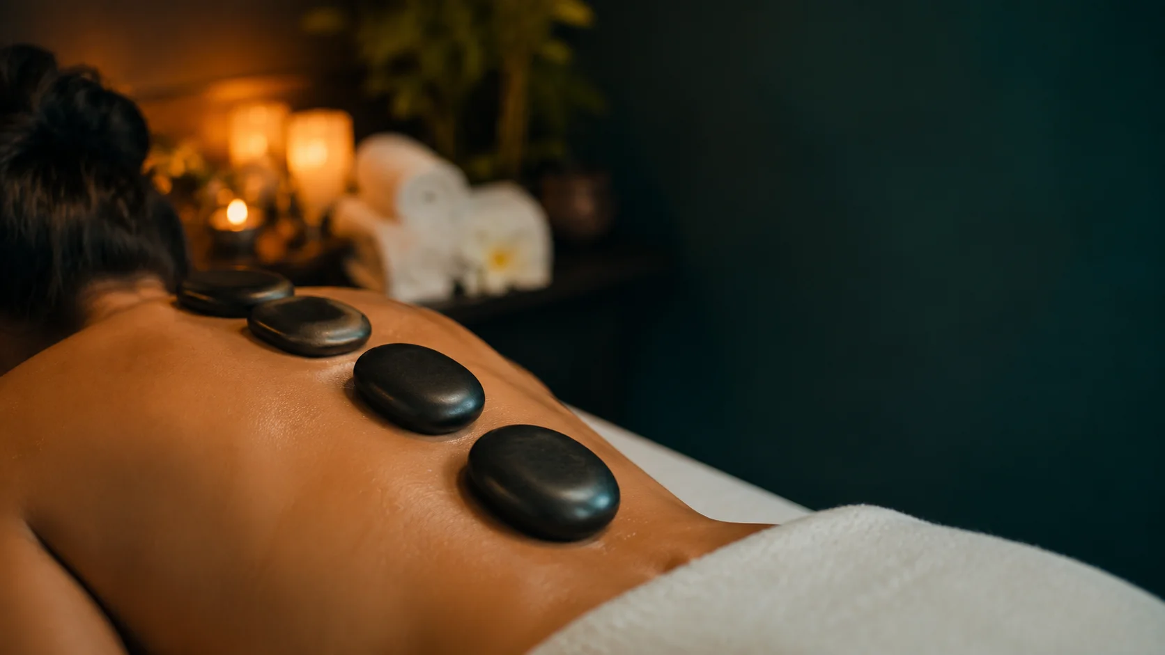Pasillo zen del spa