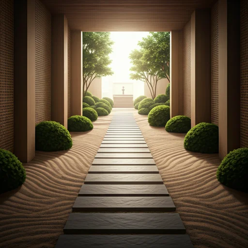 Pasillo zen