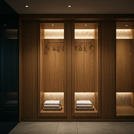 Sauna interior